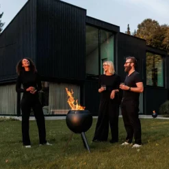 Moon 45 Feuerschale mit hohen Fuß