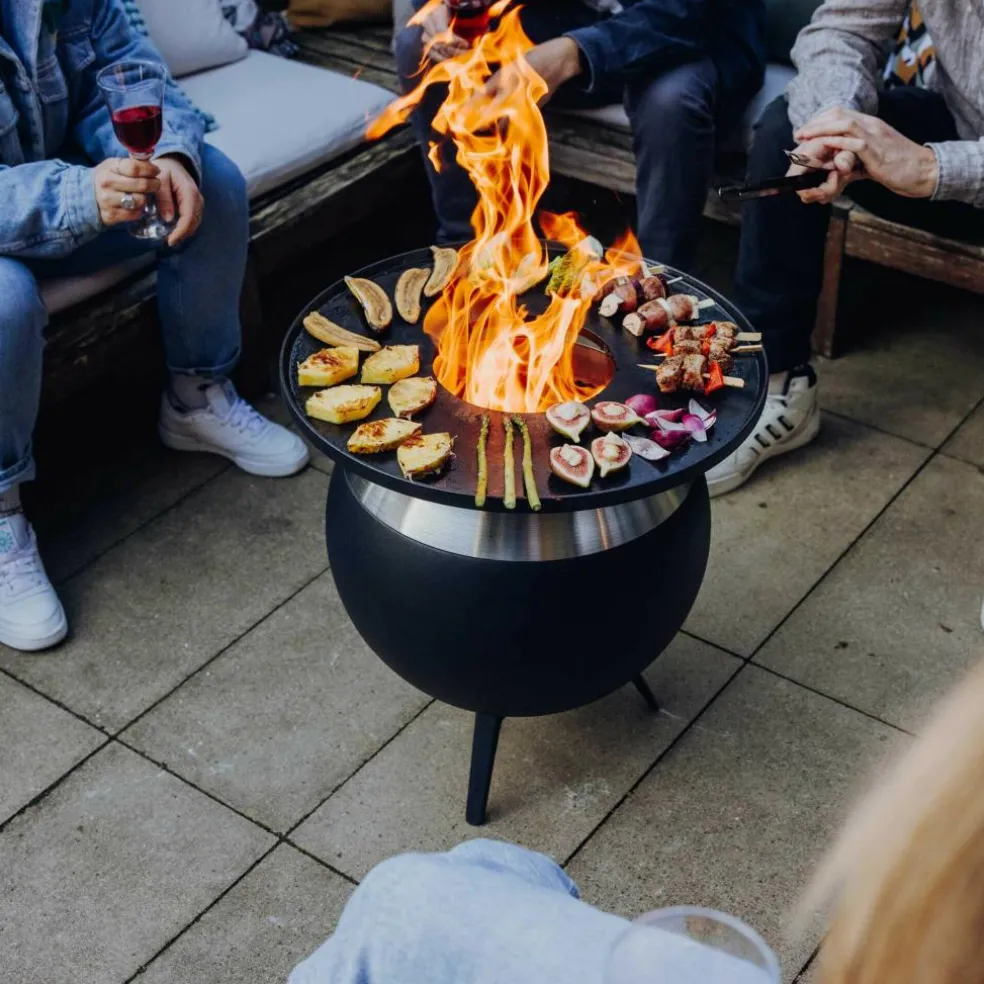 Moon 45 Plancha-Grillset niedrig