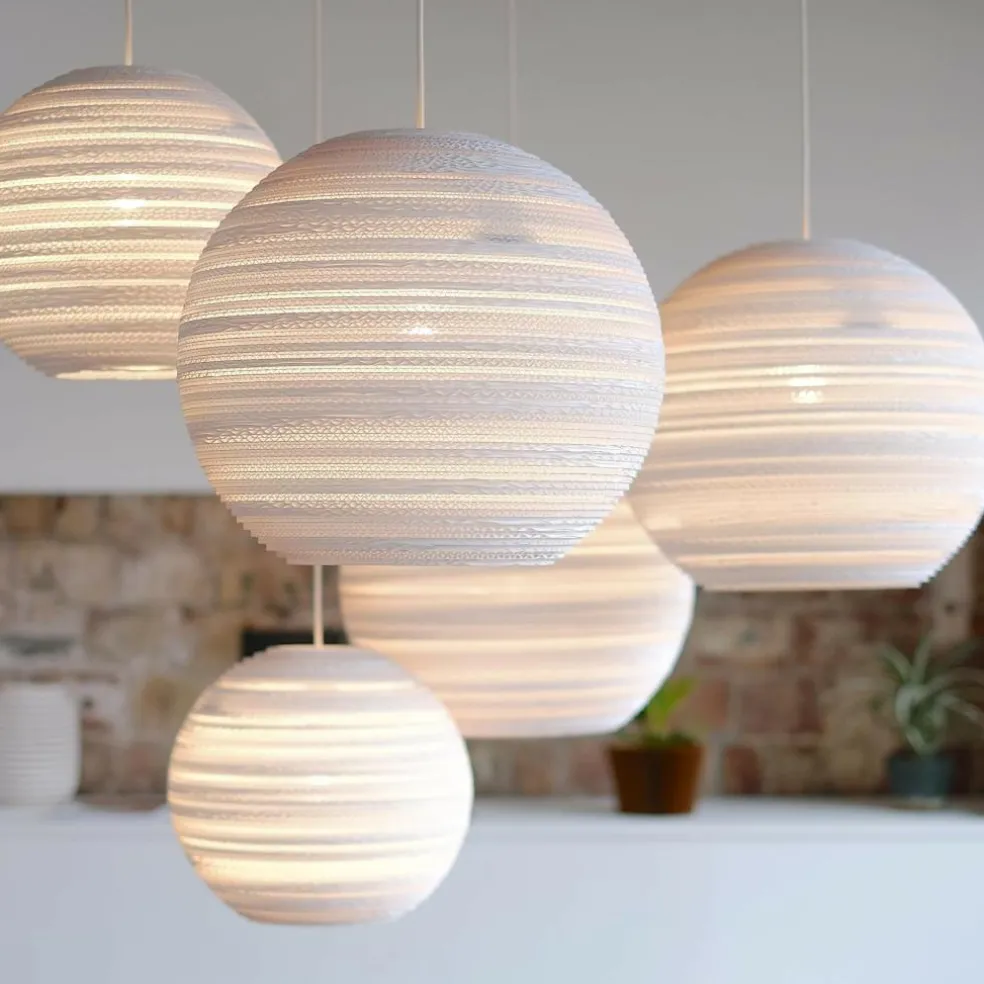 Moon Pendelleuchte weiß