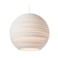 Moon Pendelleuchte weiß