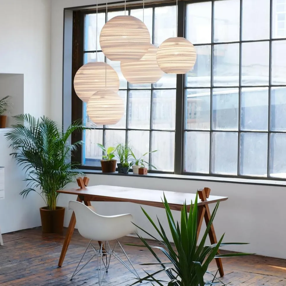 Moon Pendelleuchte weiß