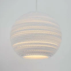 Moon Pendelleuchte weiß