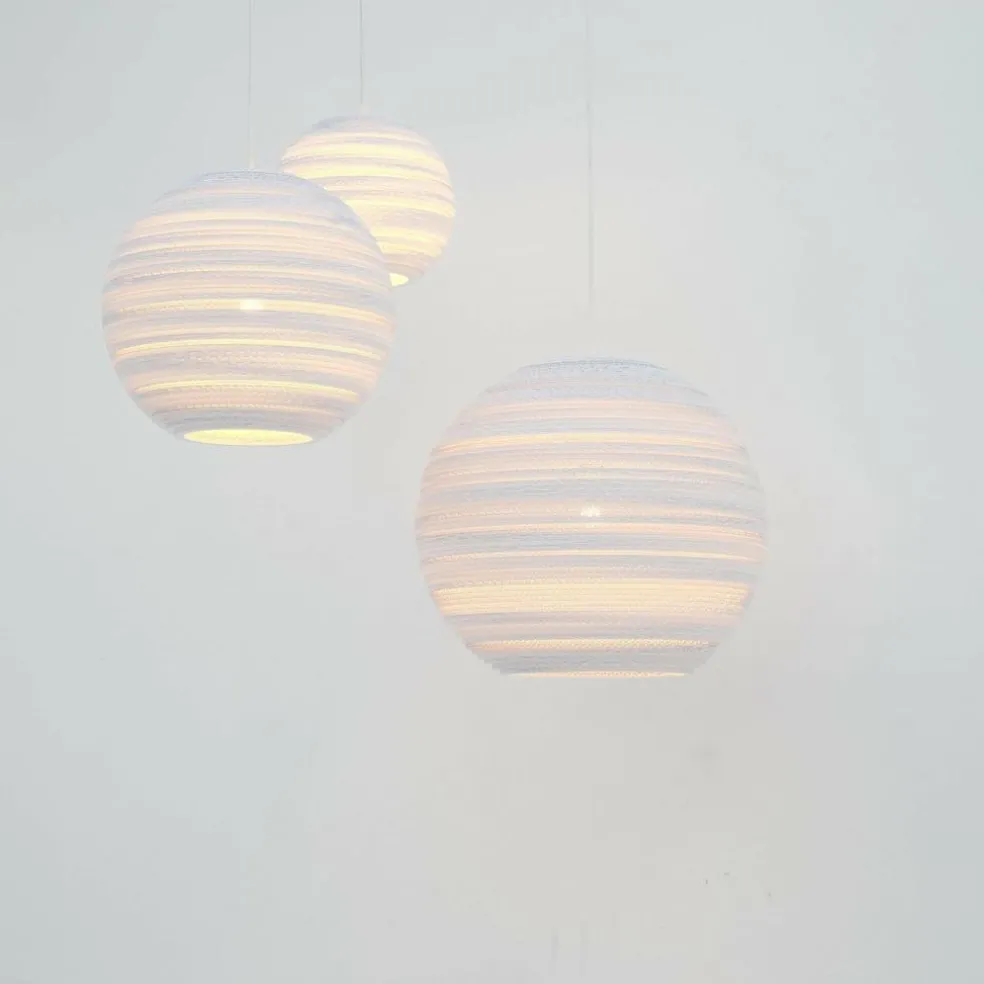 Moon Pendelleuchte weiß