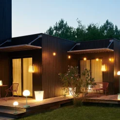 Mooon! LED Stehleuchte mit Akku H 63cm