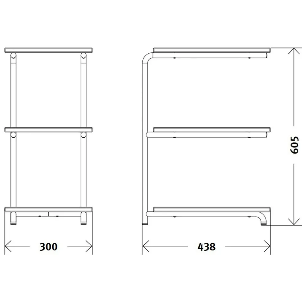 Moser Modell 120 Beistelltisch