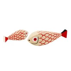 Mother Fish and Child Holzfigur/-fisch