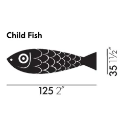 Mother Fish and Child Holzfigur/-fisch