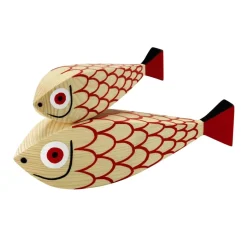 Mother Fish and Child Holzfigur/-fisch