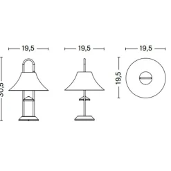 Mousqueton LED Akkuleuchte