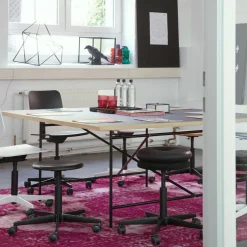 Mr. Round Drehhocker höhenverstellbar