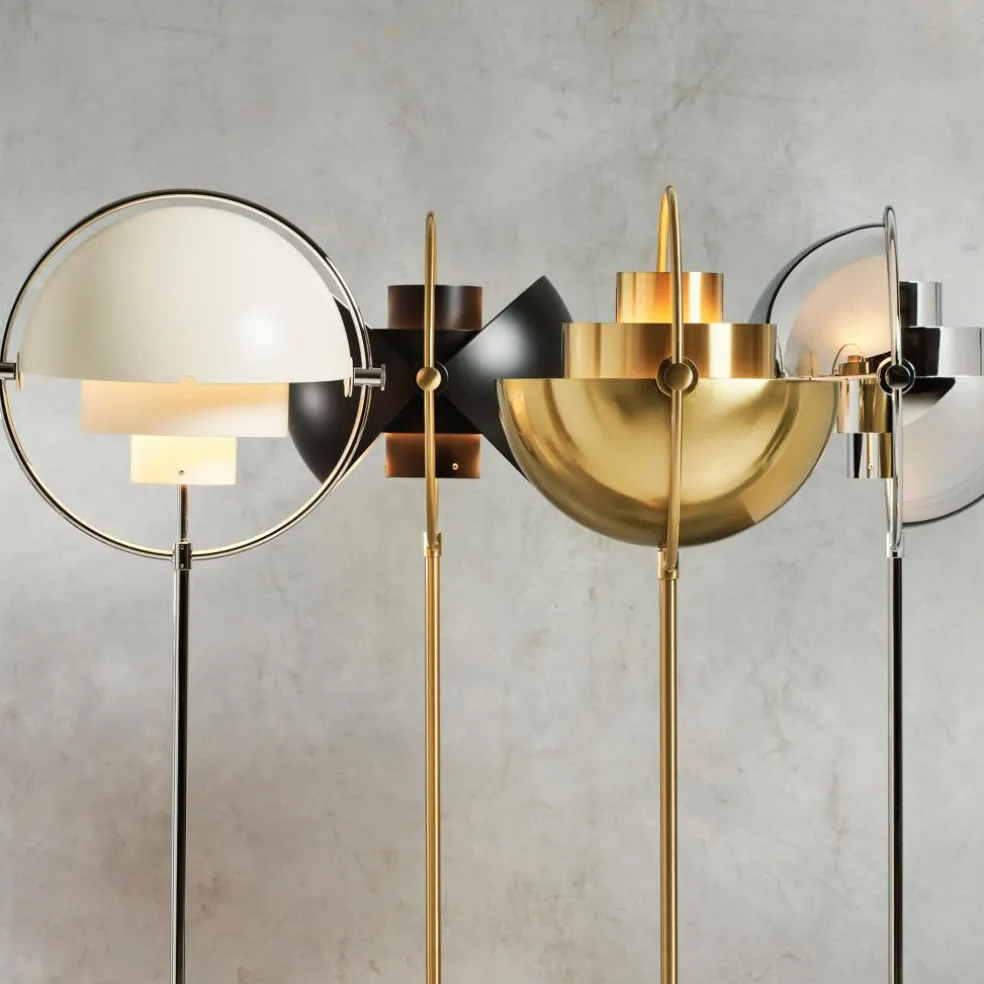 Multi-Lite Stehleuchte Gestell Messing