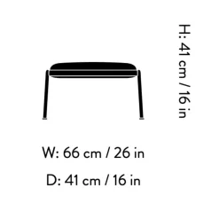 Muno LN20 Fußhocker Leder