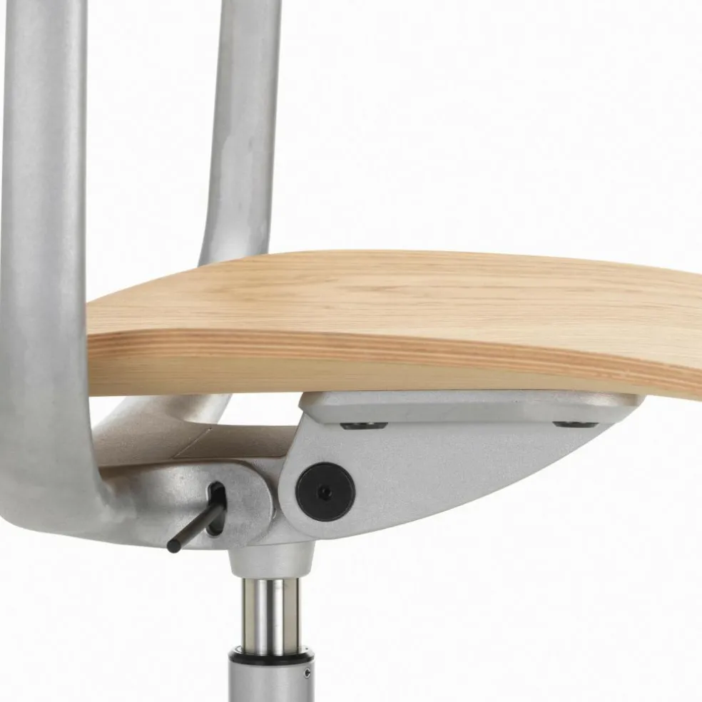 Mynt Bürostuhl Eiche Gestell Aluminium