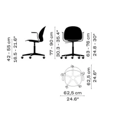 N02™ Recycle Drehstuhl