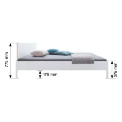 Nait Doppelbett mit Kopfteil 160x200cm