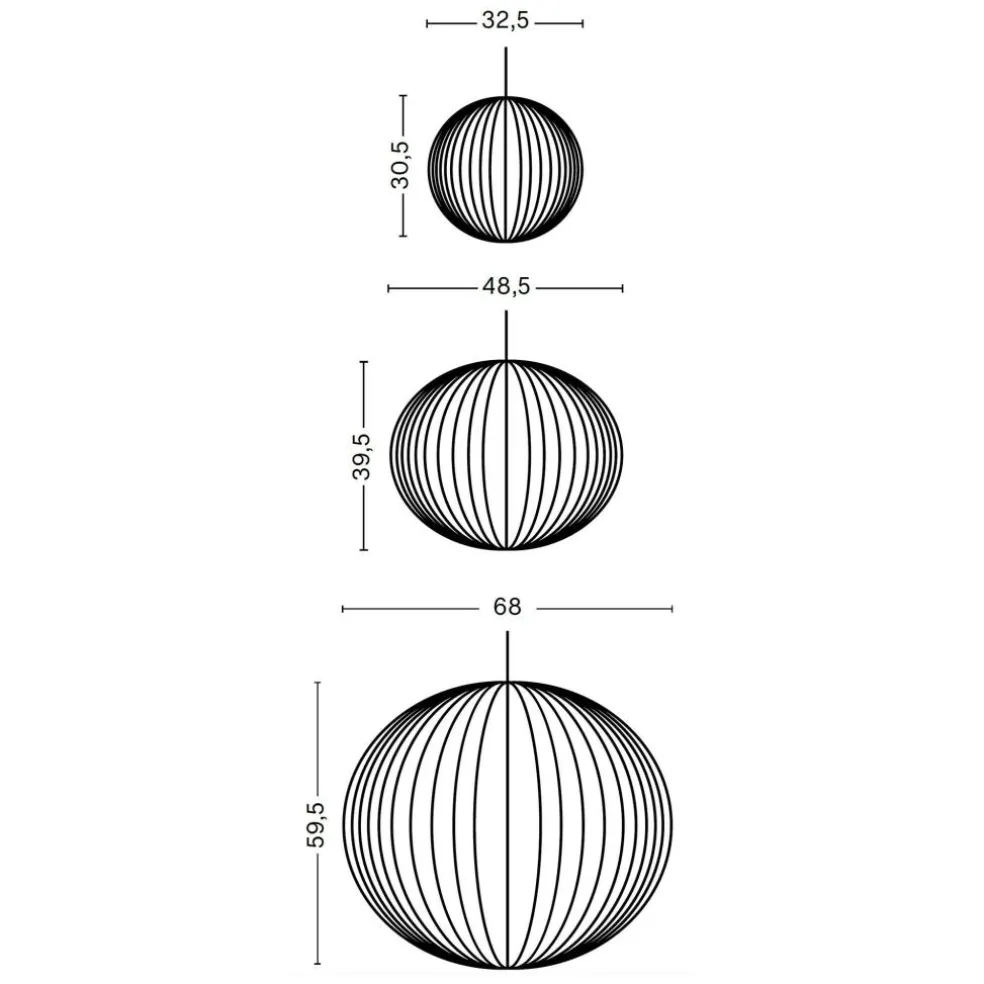 Nelson Ball Bubble Pendelleuchte