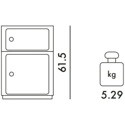 New Big Componibili 2 Container