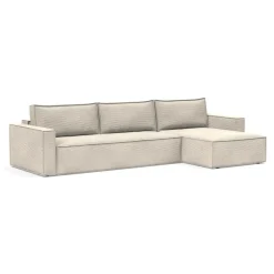 Newilla Schlafsofa mit Lounger 346x190cm