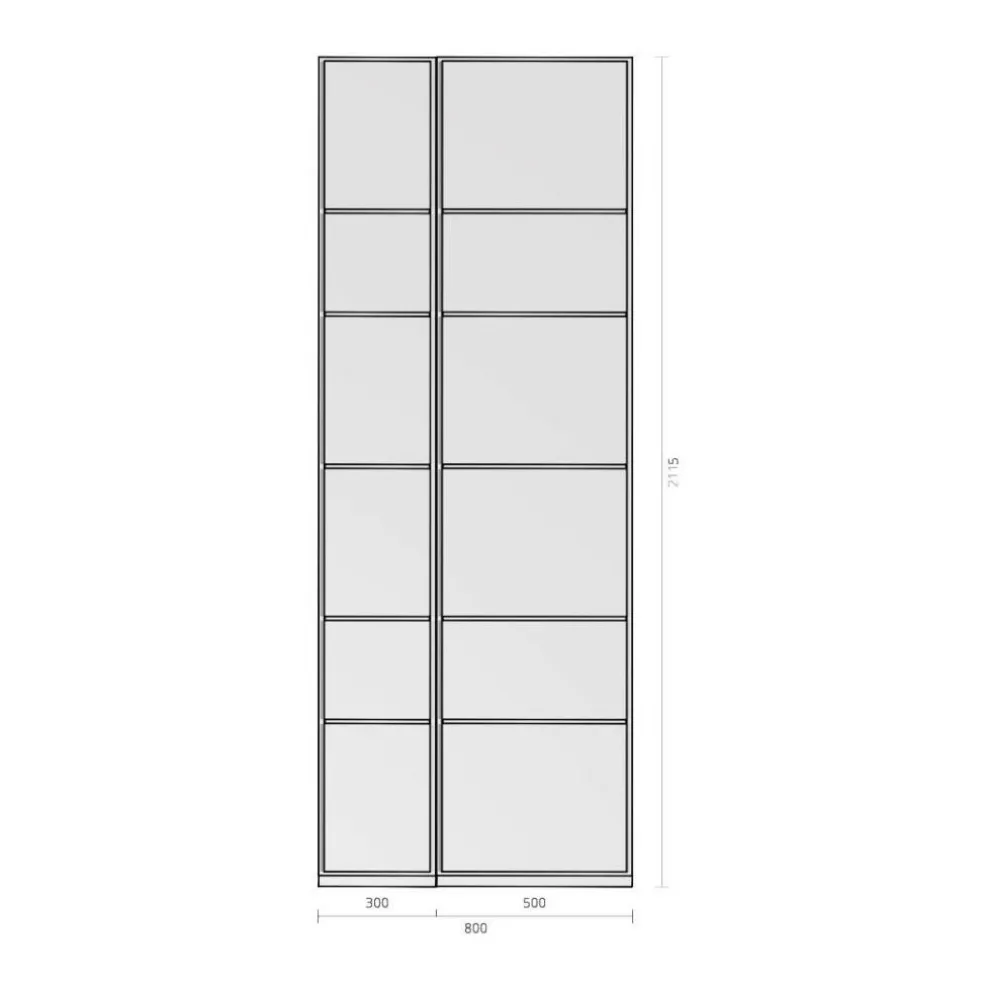 Nex Pur Regal 70x211.5x36cm