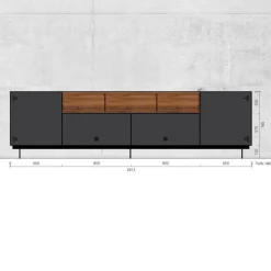 Nex Sideboard 281,2x48x78cm