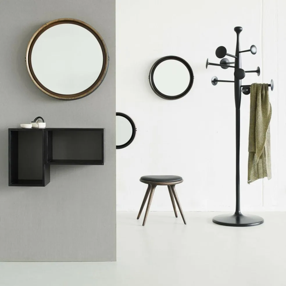 Niedriger Hocker Gestelll Eiche H 47cm