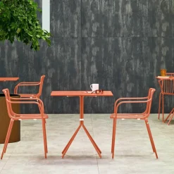 Nolita 3655 Gartenarmlehnstuhl/niedrige Rückenlehne