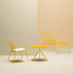 Nolita 5453 H480 Gartentisch rund H 49cm