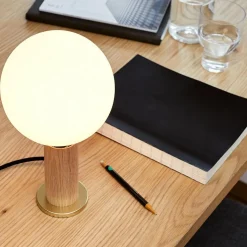 Oak Knuckle Tischleuchte + Sphere IV LED E27 8W Dim To Warm