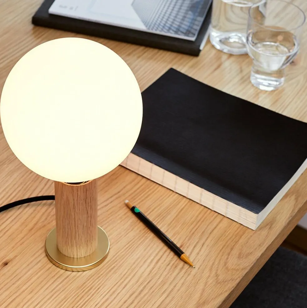 Oak Knuckle Tischleuchte + Sphere IV LED E27 8W Dim To Warm