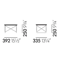 Occasional Table LTR Beistelltisch HPL basic dark