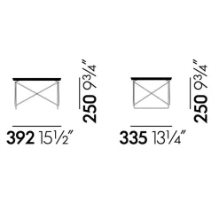 Occasional Table LTR Beistelltisch Marmor Gestell schwarz