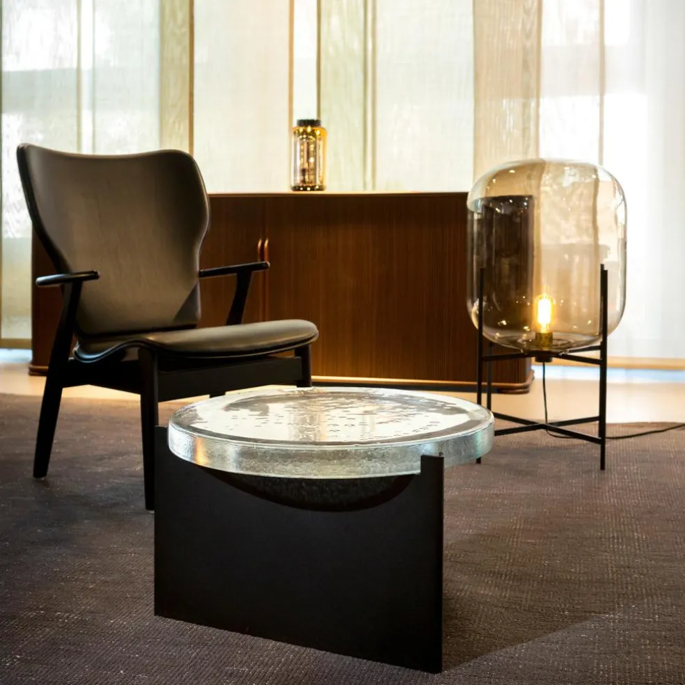 Oda Medium Stehleuchte Gestell schwarz