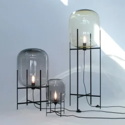 Oda Medium Stehleuchte Gestell schwarz