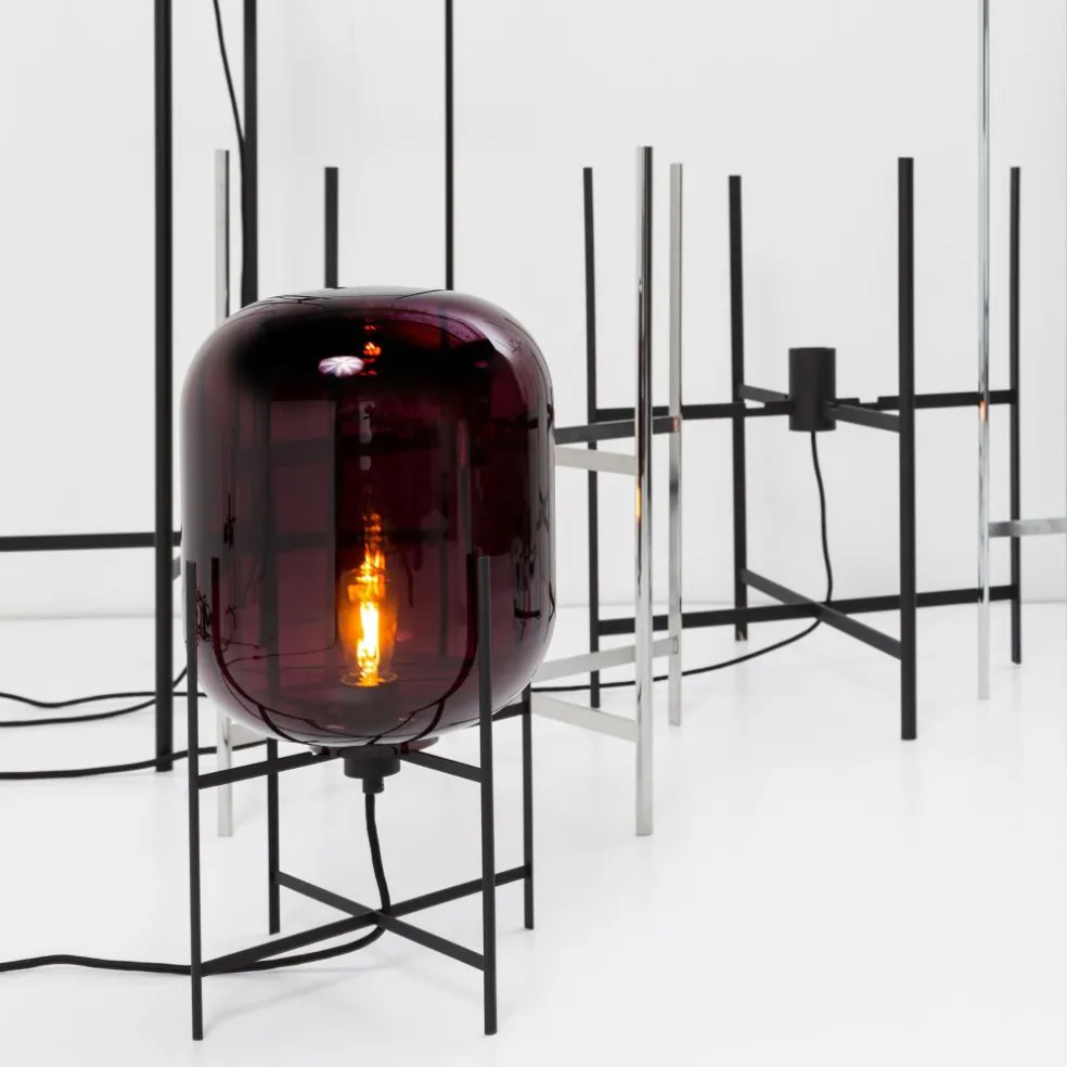 Oda Medium Stehleuchte Gestell schwarz