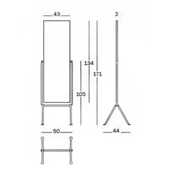 Officina Standspiegel