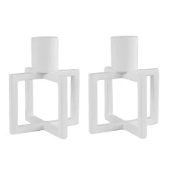 OneFlame Kerzenständer 2er Set H 8,3cm