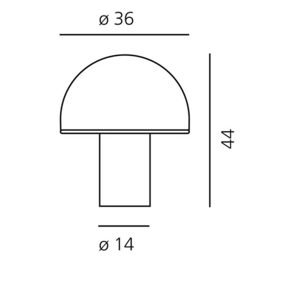 Onfale Tavolo Grande Tischleuchte