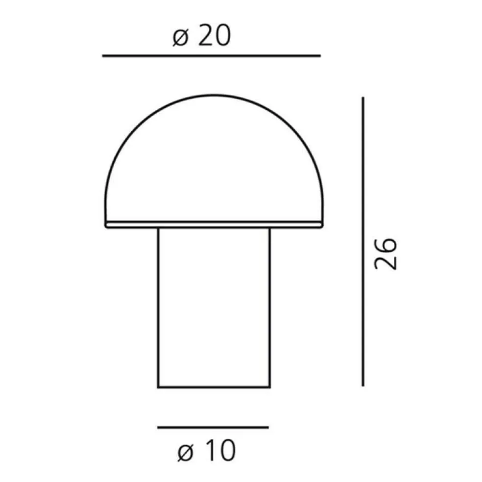 Onfale Tavolo Piccolo Tischleuchte