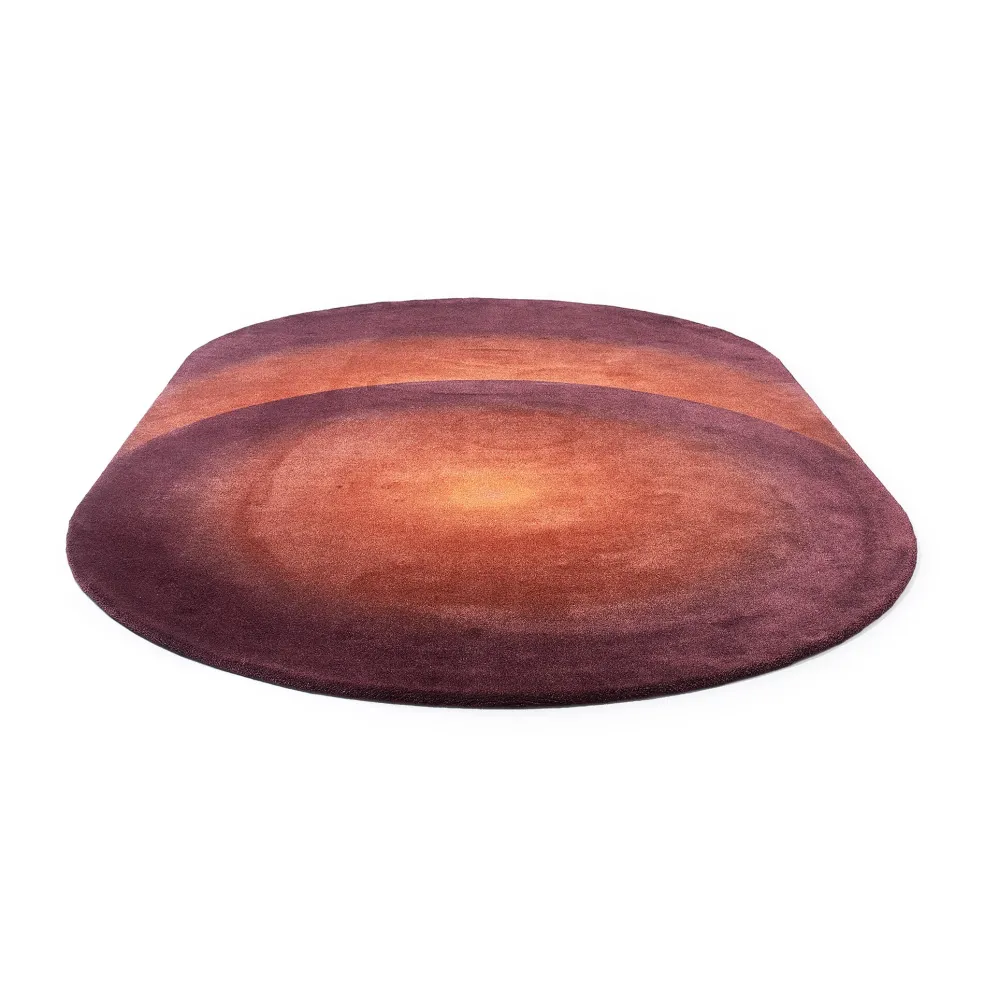 Optical Teppich Oval