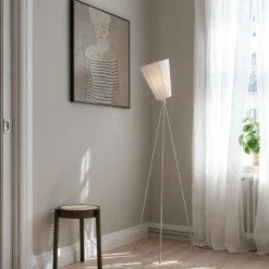 Oslo Wood Stehleuchte Gestell Weiß