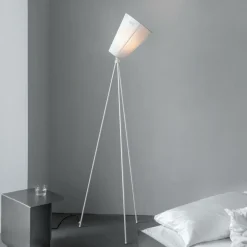 Oslo Wood Stehleuchte Gestell Weiß