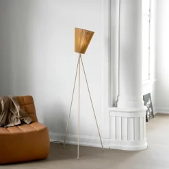 Oslo Wood Stehleuchte Gestell Beige