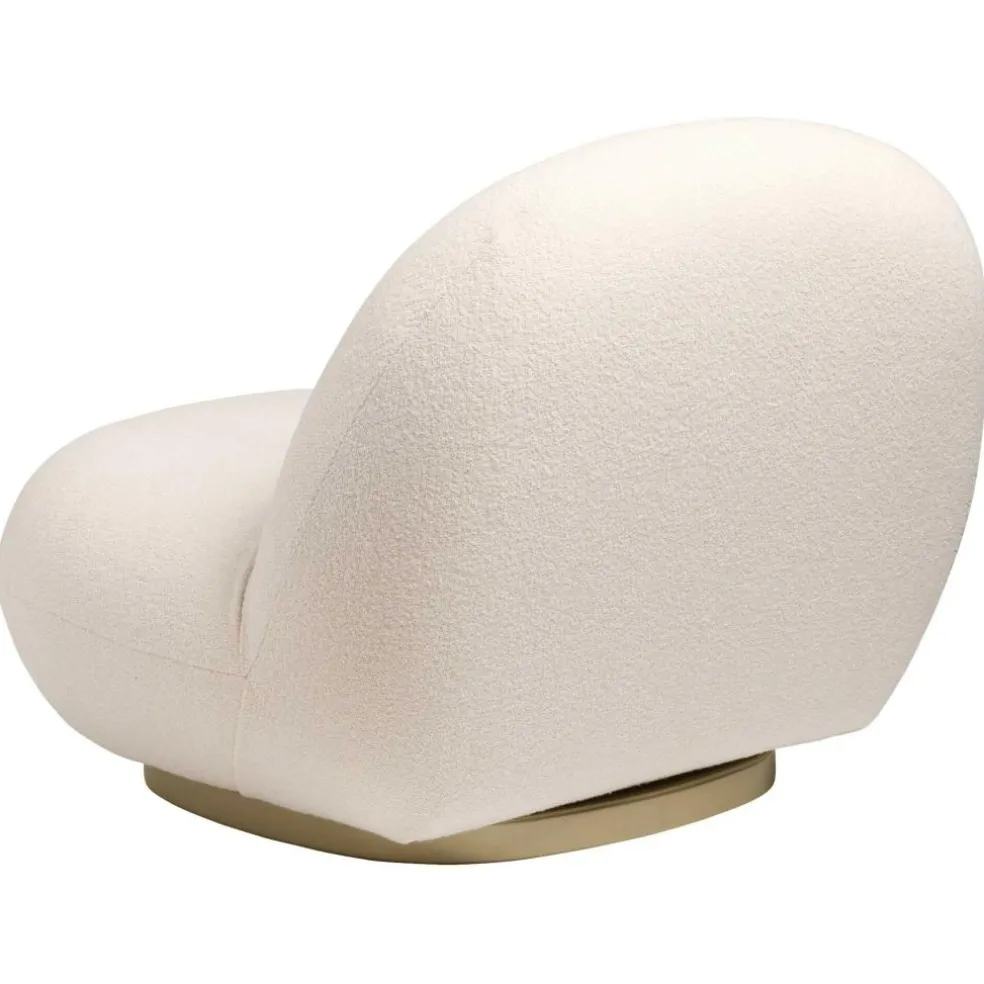 Pacha Lounge Chair Gestell perlgold drehbar