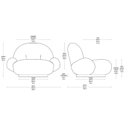 Pacha Lounge Chair mit Armlehnen