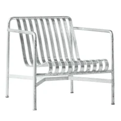 Palissade Garten Loungesessel mit niedriger Rückenlehne Feuerverzinkt