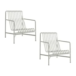 Palissade Garten Loungesessel hoch 2er Set