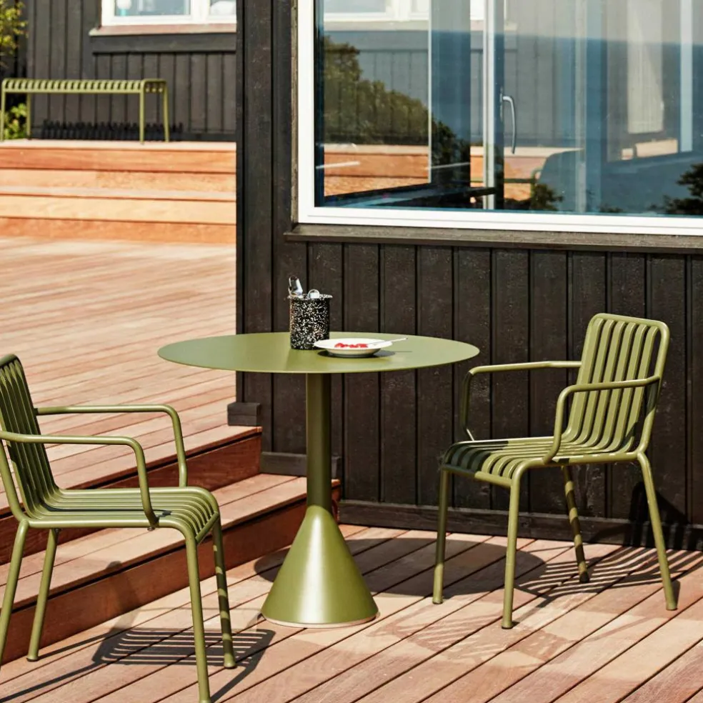 Palissade Garten-Armlehnstuhl 4er Set