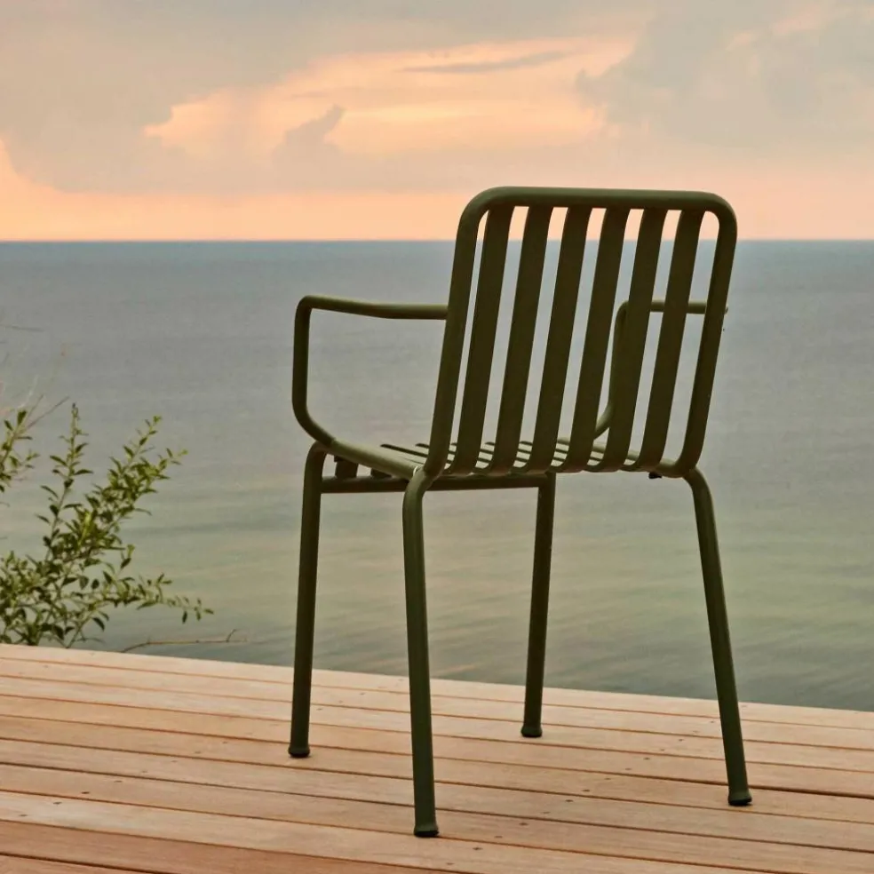 Palissade Garten-Armlehnstuhl 4er Set