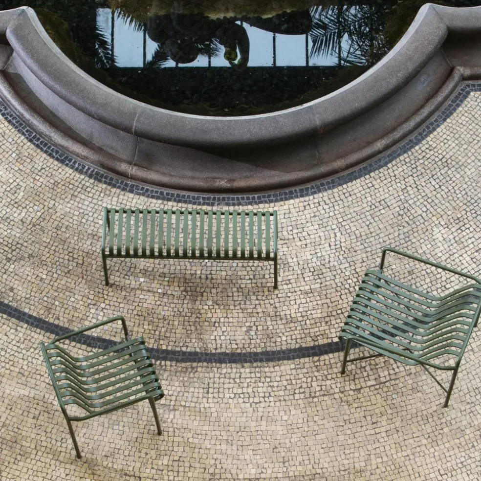 Palissade Garten-Armlehnstuhl 4er Set