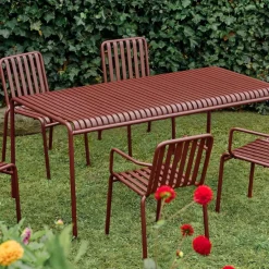 Palissade Garten-Armlehnstuhl 4er Set